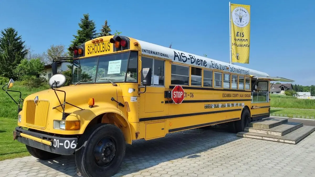 PLAYJOCS GT-3560 Amerikanischer Schulbus – Metall-Spielzeugauto, 15x7x6 Cm, Mit öffnenden Türen